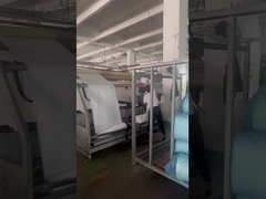 การถ่ายภาพในสถานที่ของกระบวนการผลิตของโรงงานผ้าของ Jiarui Textile Company