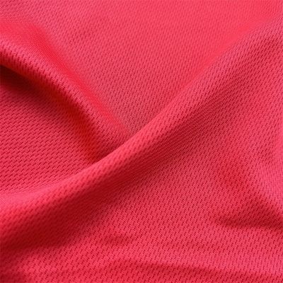 Lightweight 100% Polyester Double 250g Knitted Mesh Fabric Hoodie for Outdoor Fitness